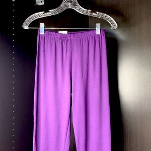 DOCELE Women High Waist Leggings Purple